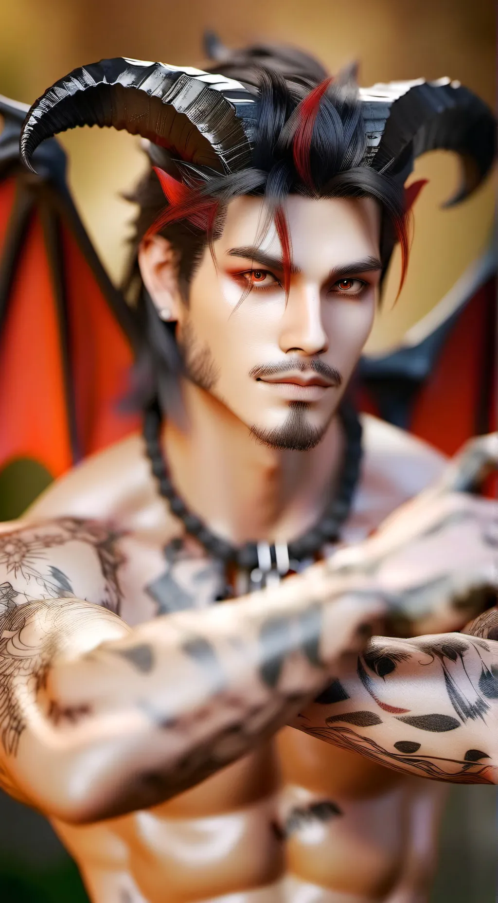ai character: Lucifer background
