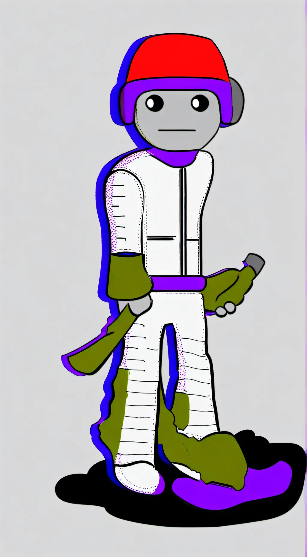 ai character: Please go touch background