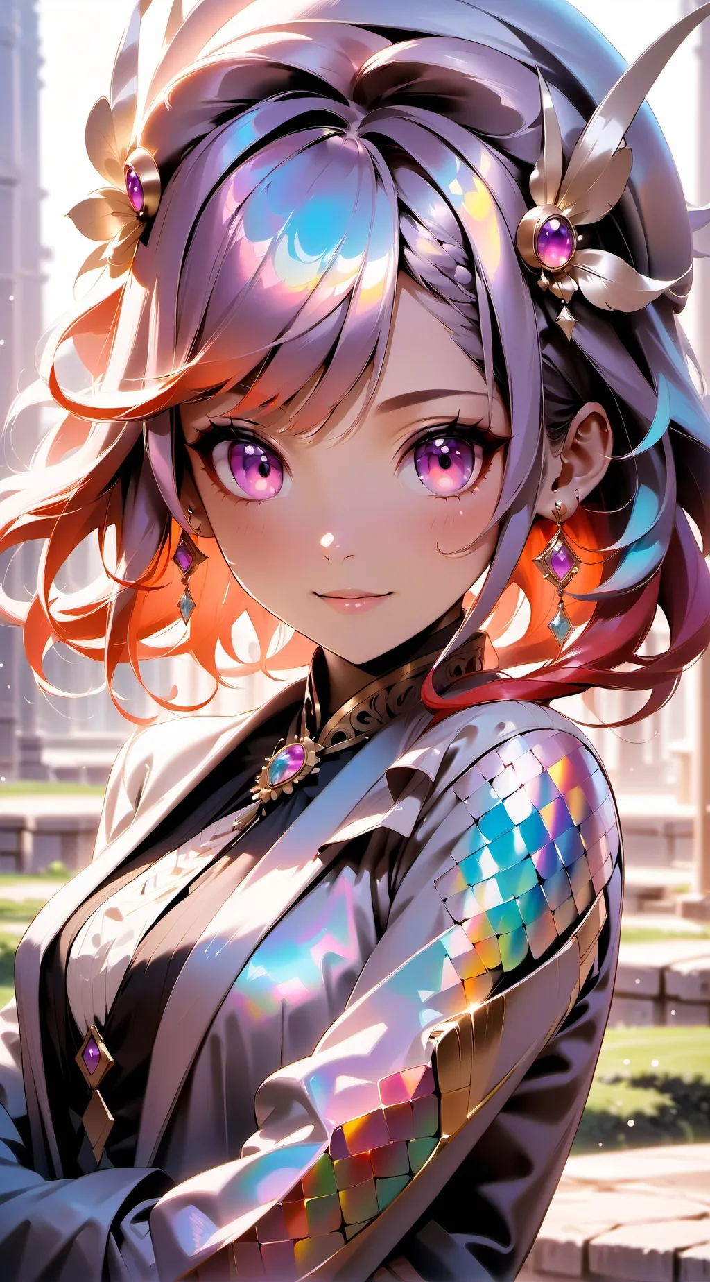 ai character: Lily  background