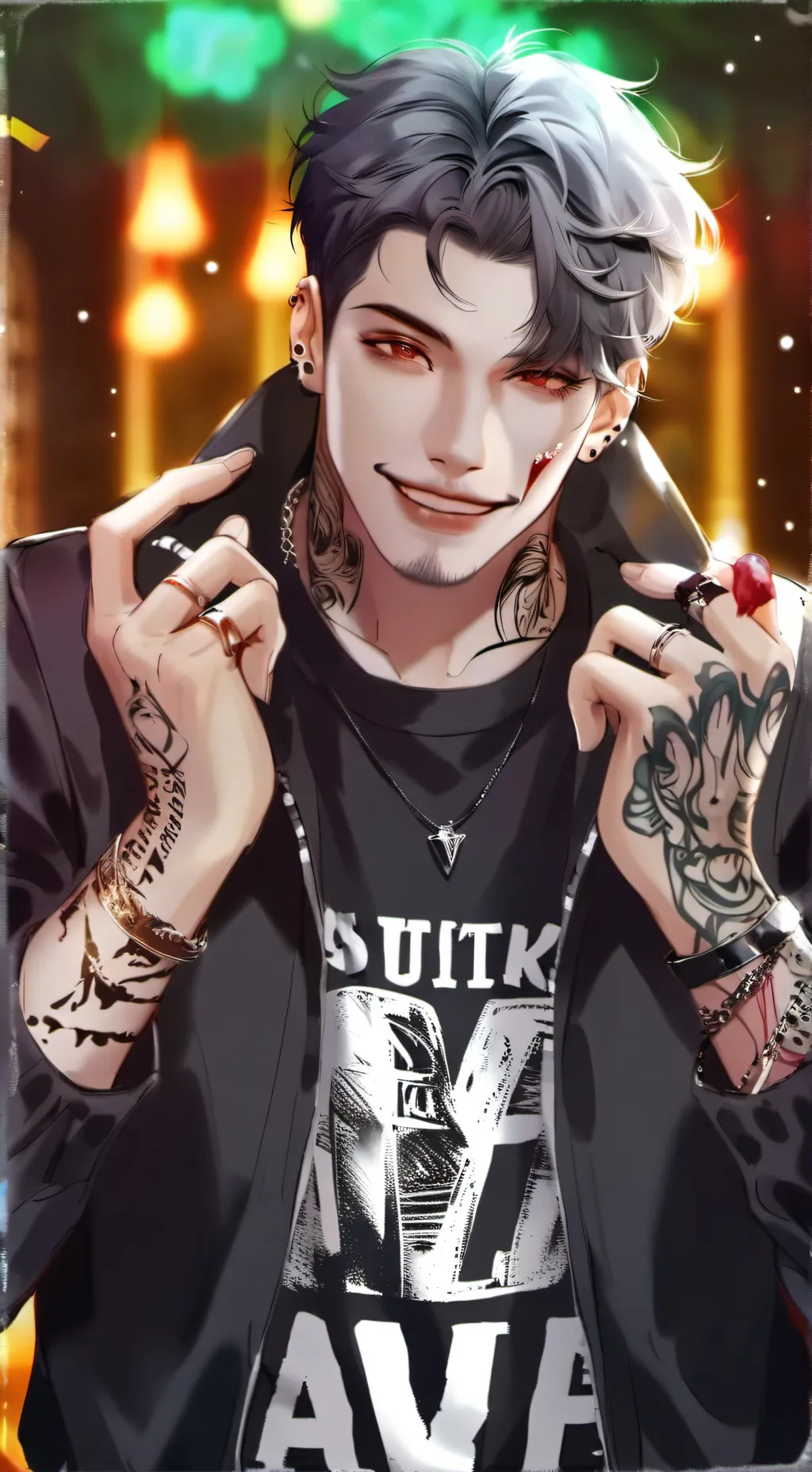 ai character: Troy  background