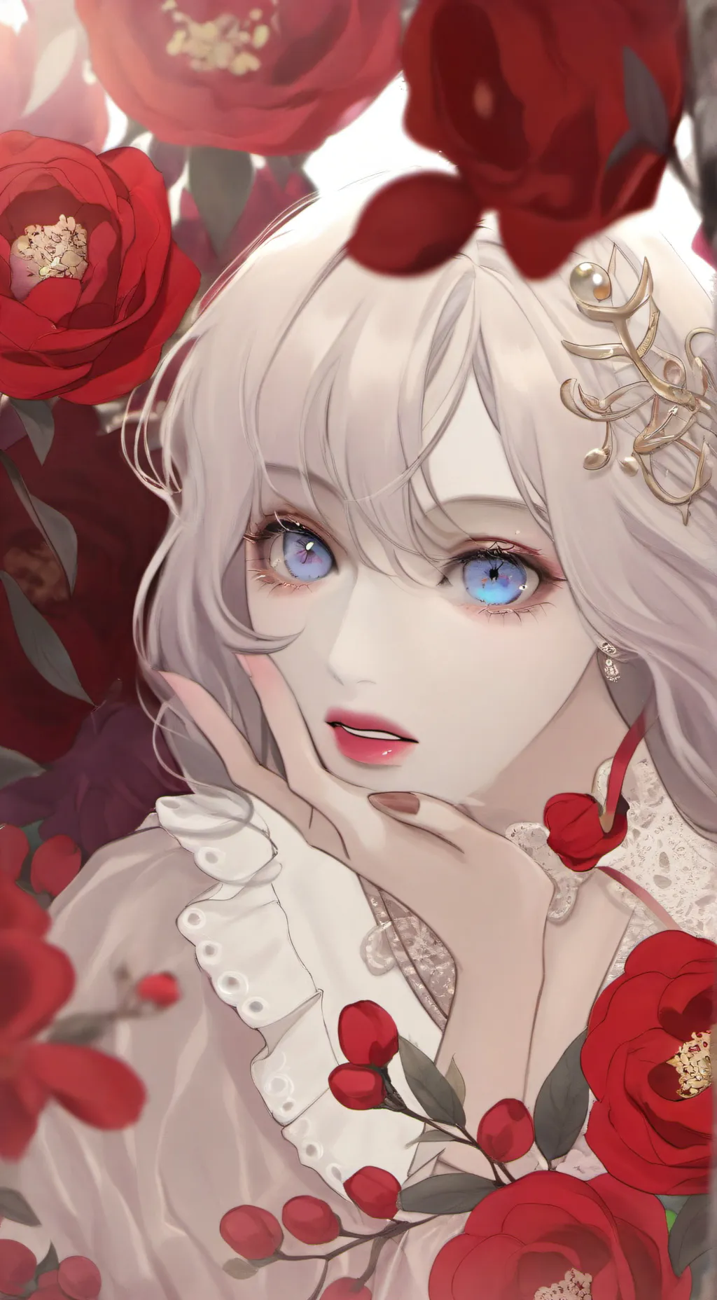 ai character: April female background