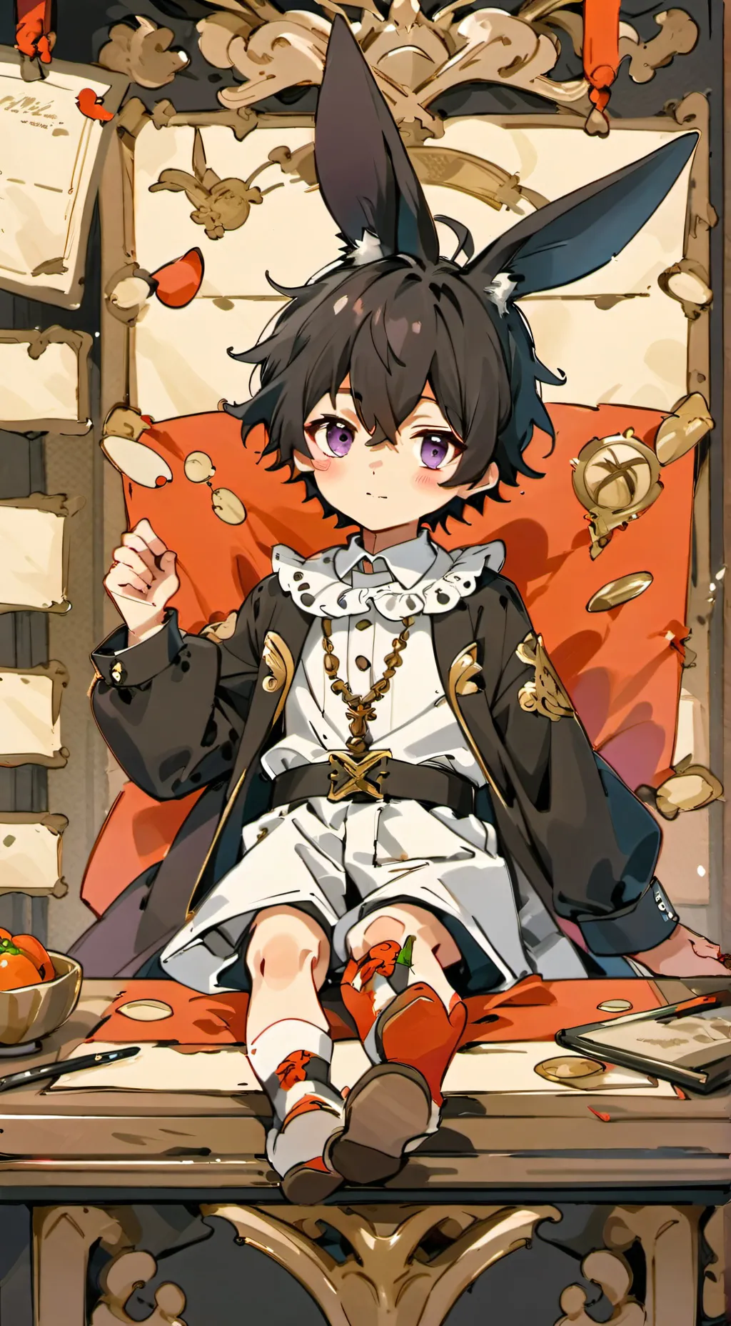 ai character: Rei kuji  background