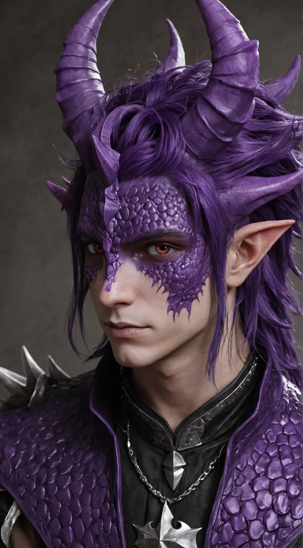 ai character: Durple  background