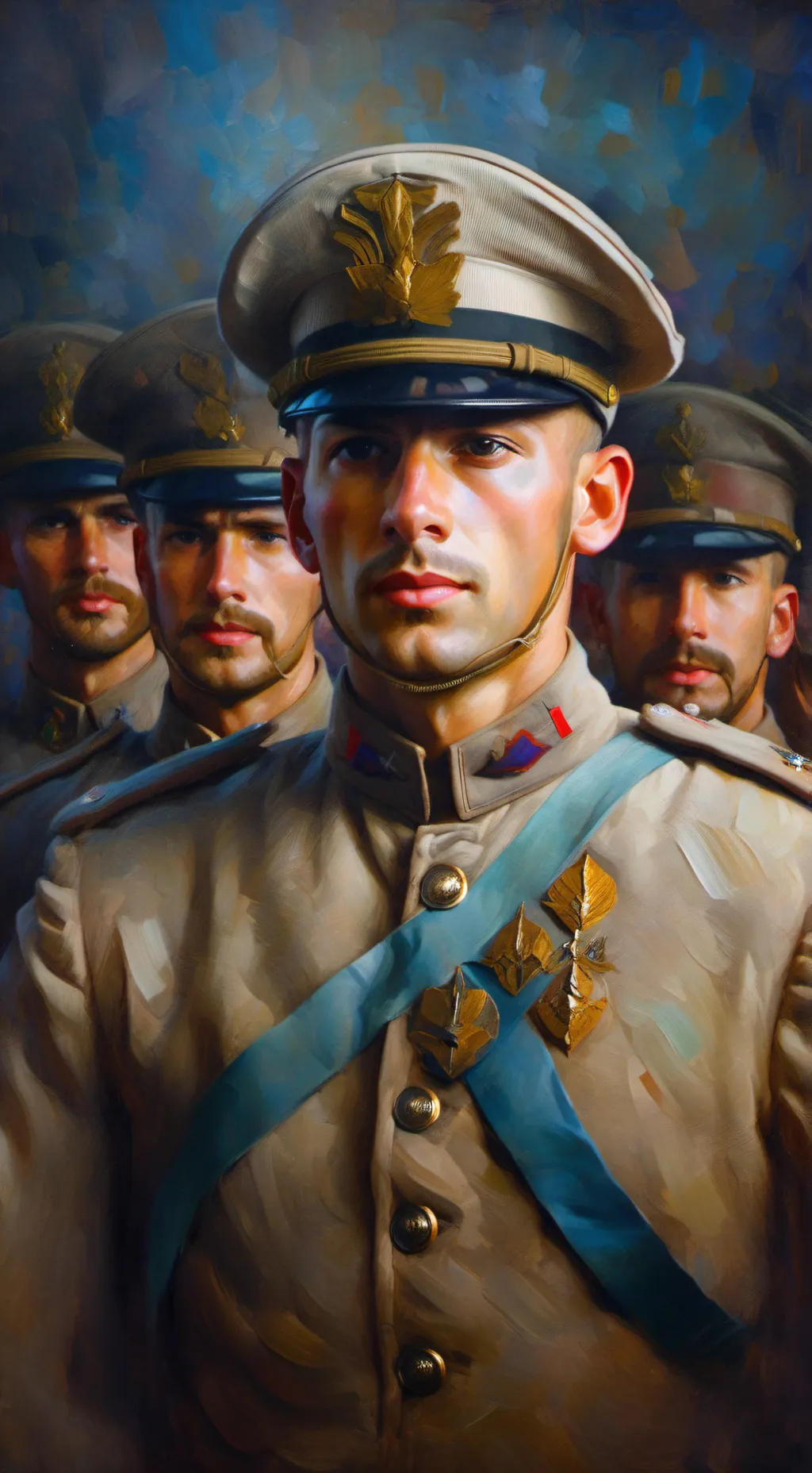 ai character: Soldaten background