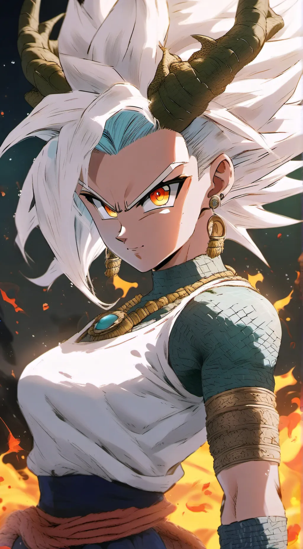 ai character: Salamander background