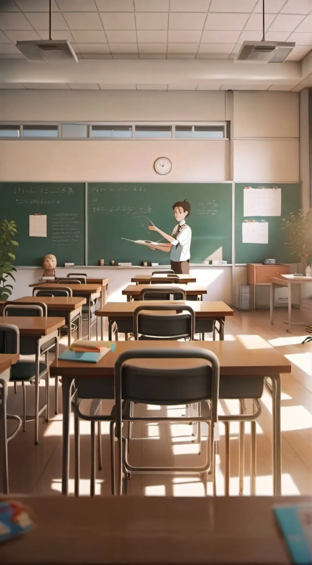 ai character: Teacher Ivan  background