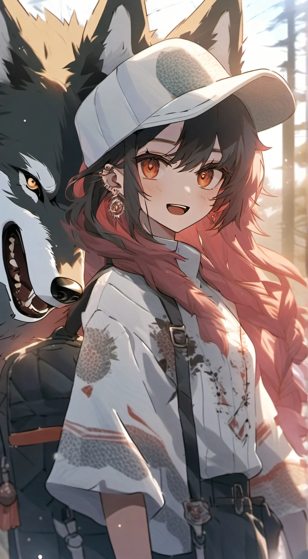ai character: Luna background