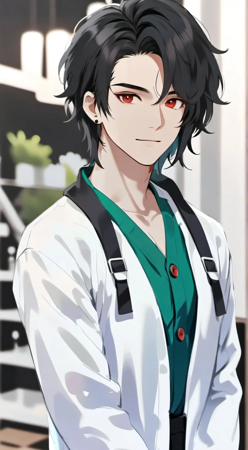 ai character: Théo background