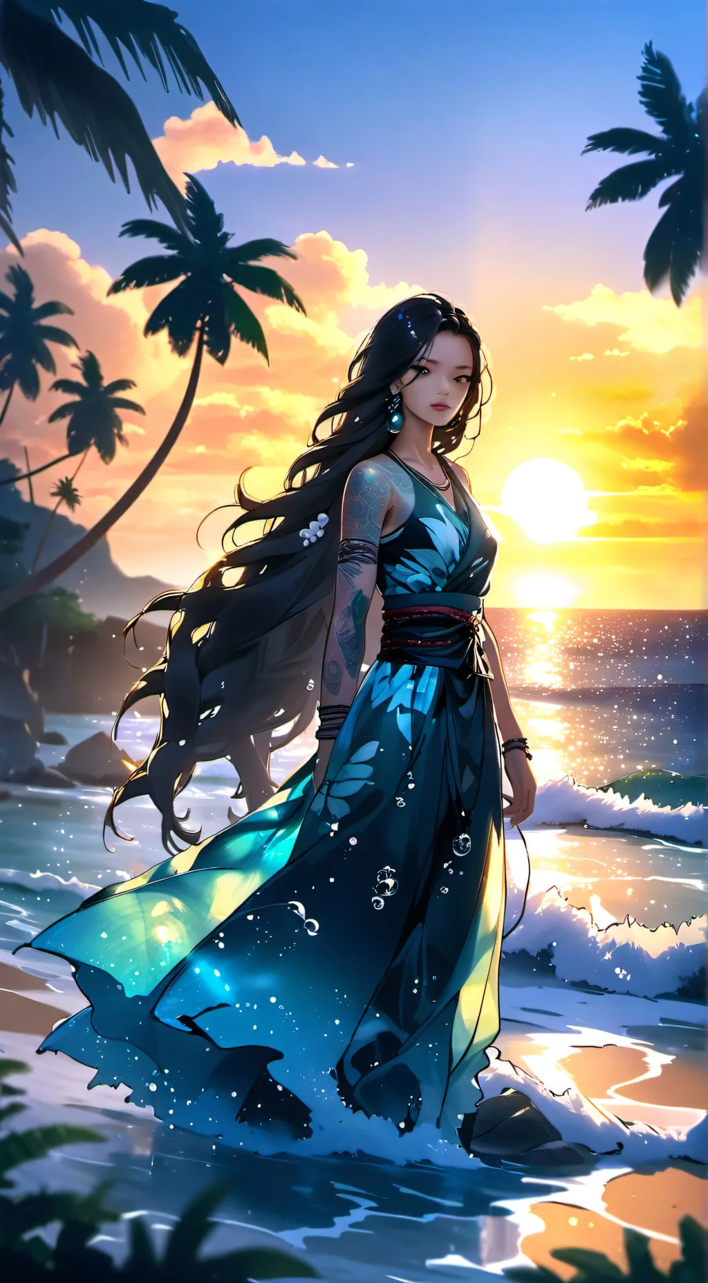 ai character: Serenity background
