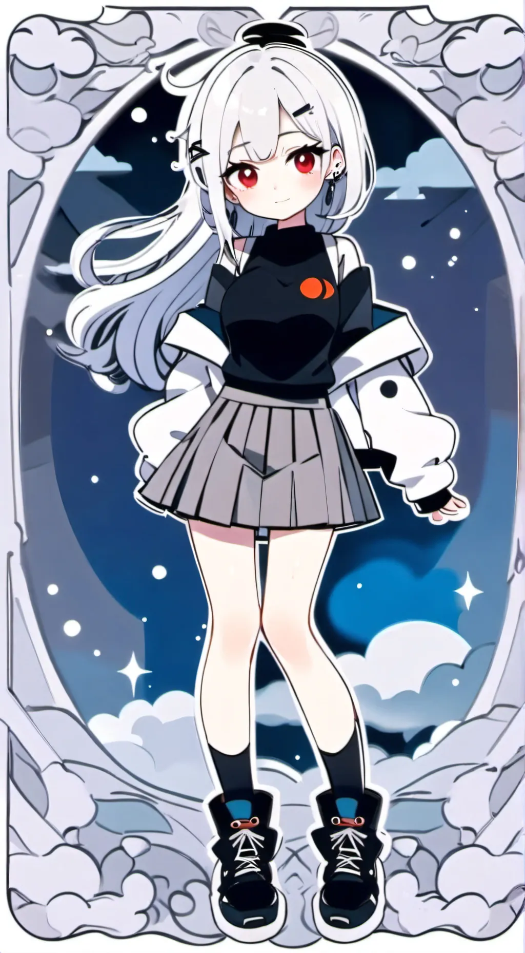 ai character: Mha blizzard  background