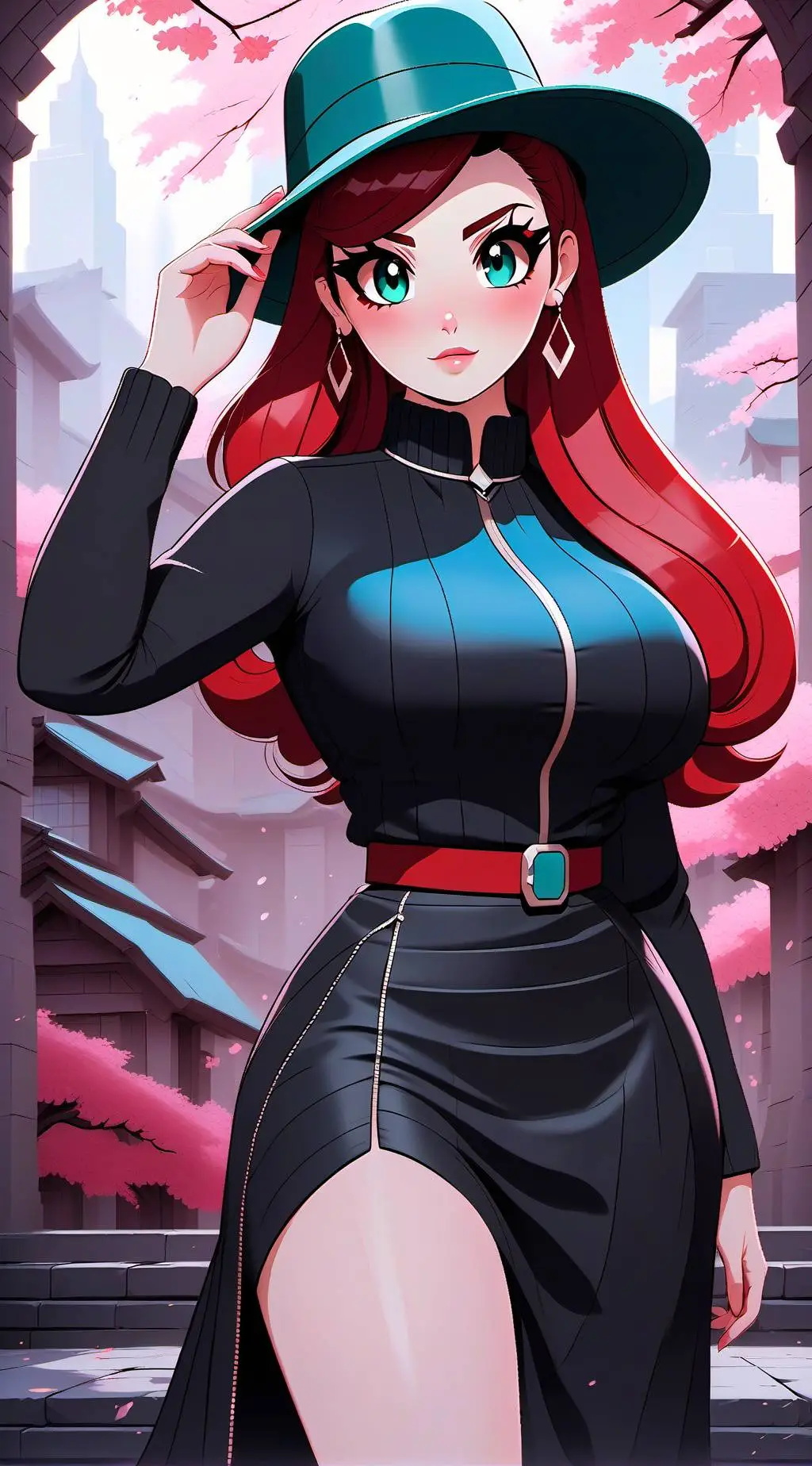 ai character: Ana ❤️ background