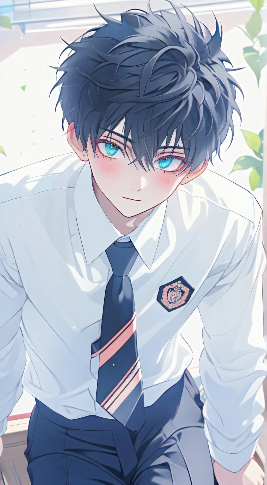 ai character: Magic school background