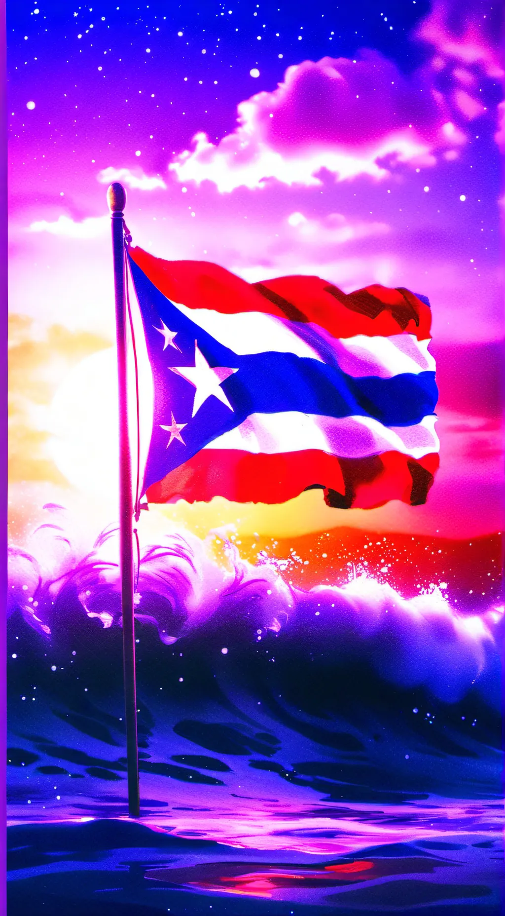 ai character: Puerto Rico background