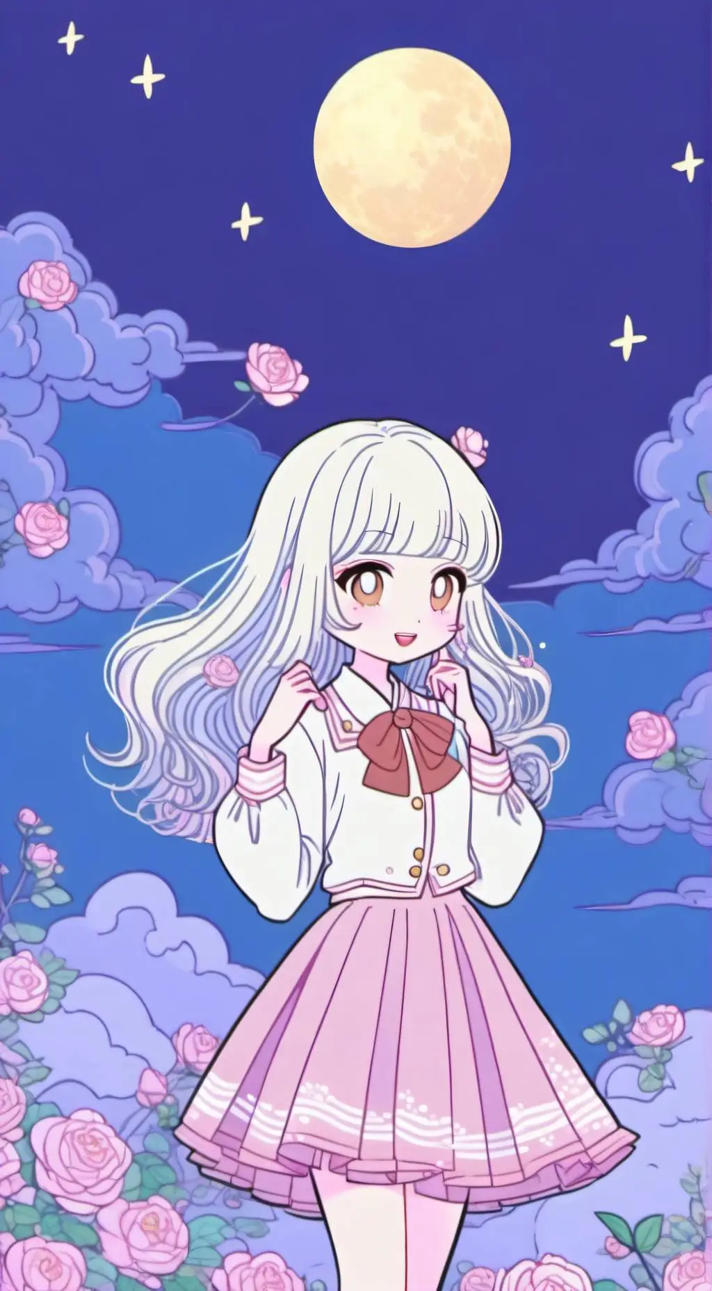 ai character: Fille d'un rêve background