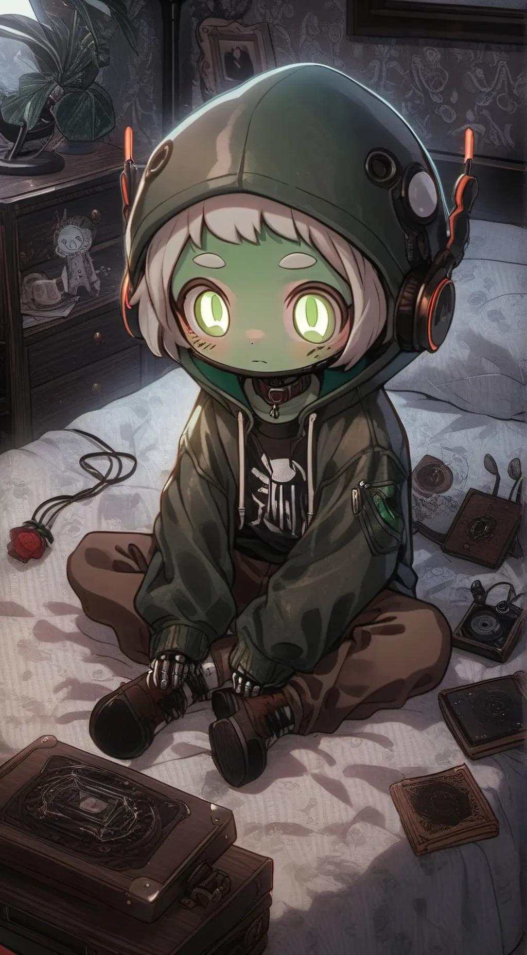 ai character: Bihihinoxd background