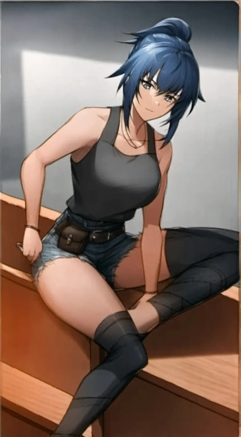 ai character: leona  background