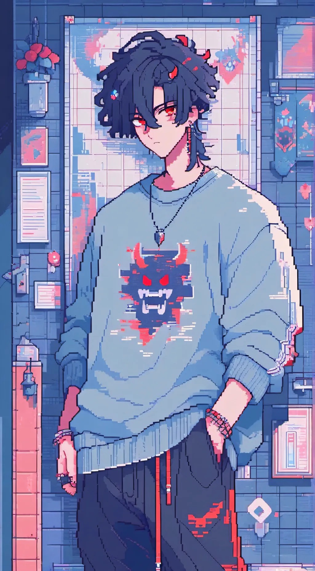 ai character: Xavier  background