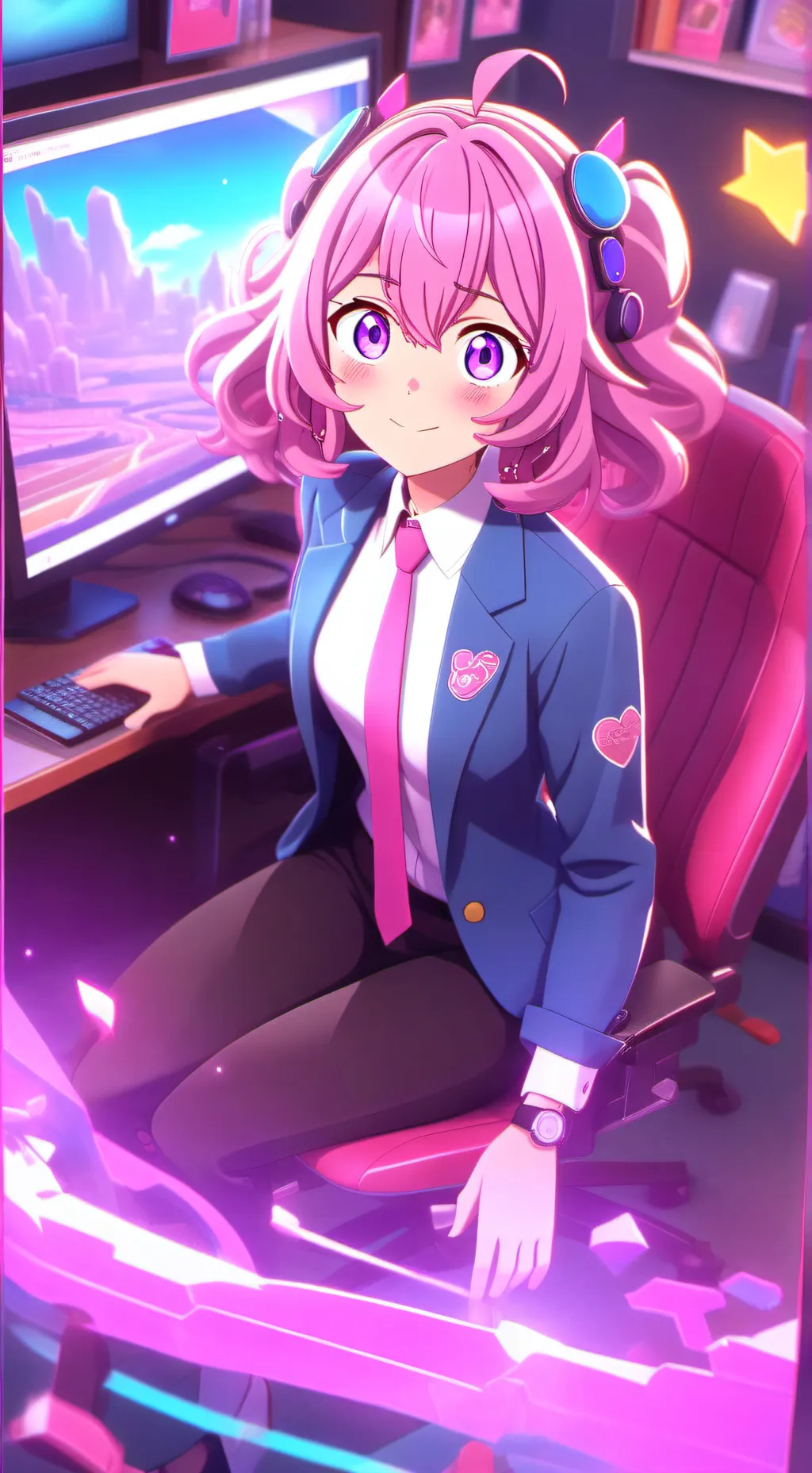 ai character: akane background