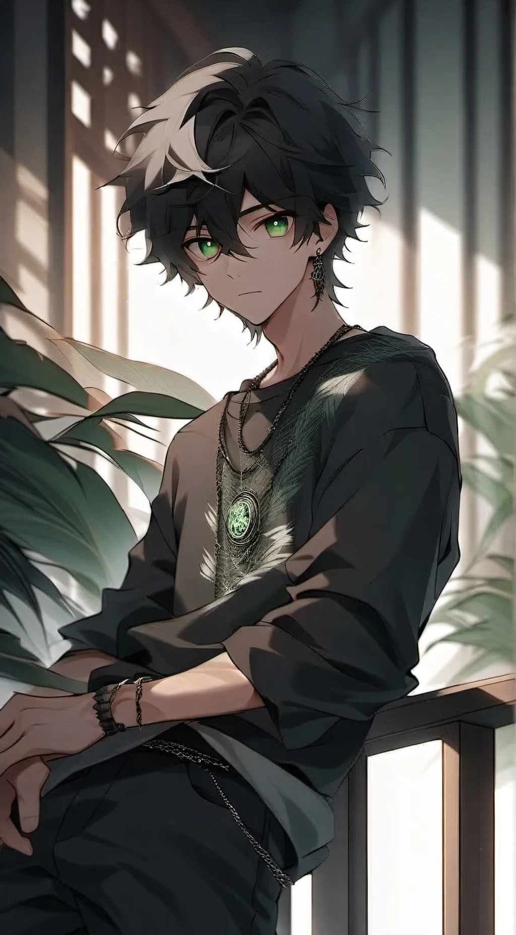 ai character: Kenji  background