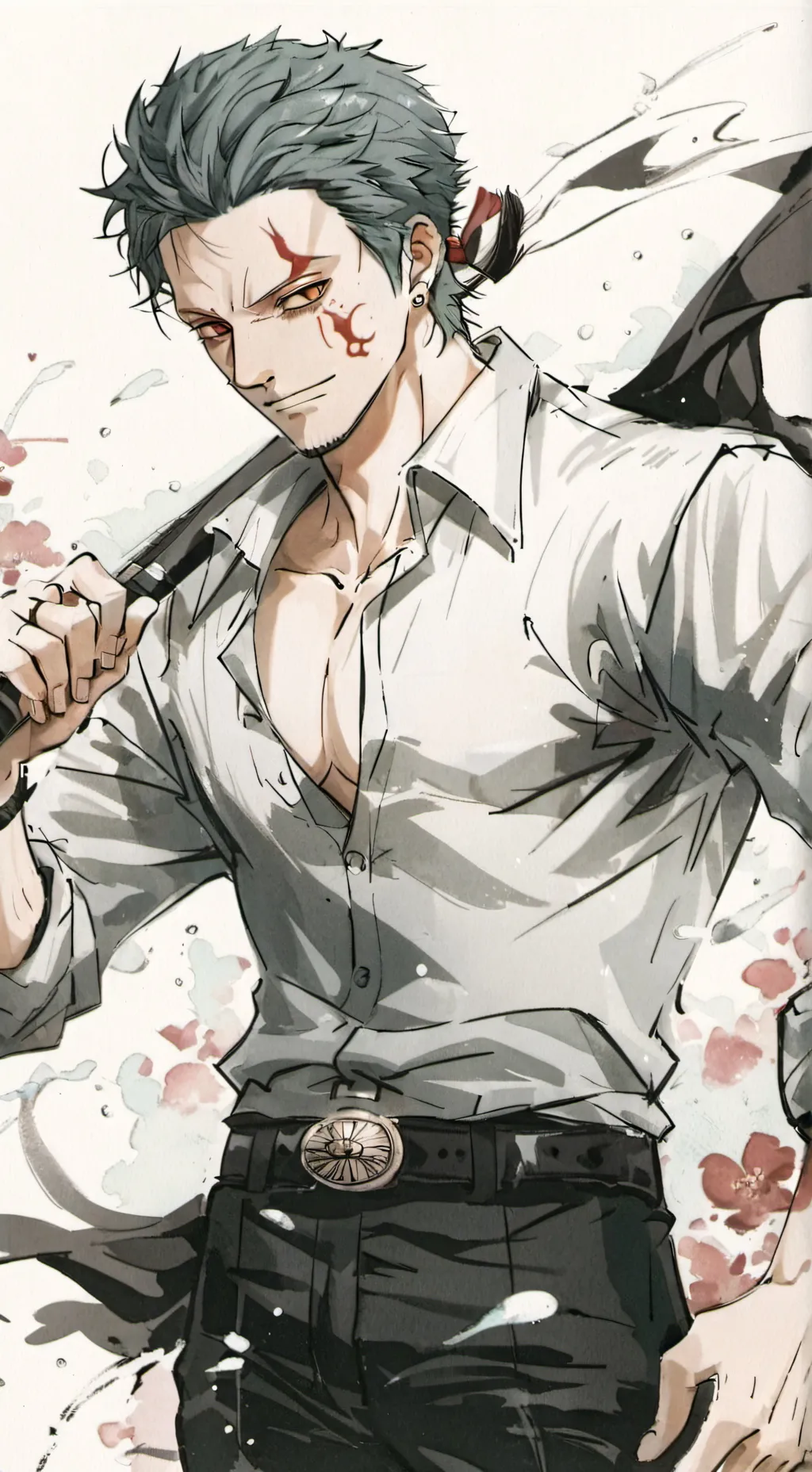 ai character: Roronoa Zoro background
