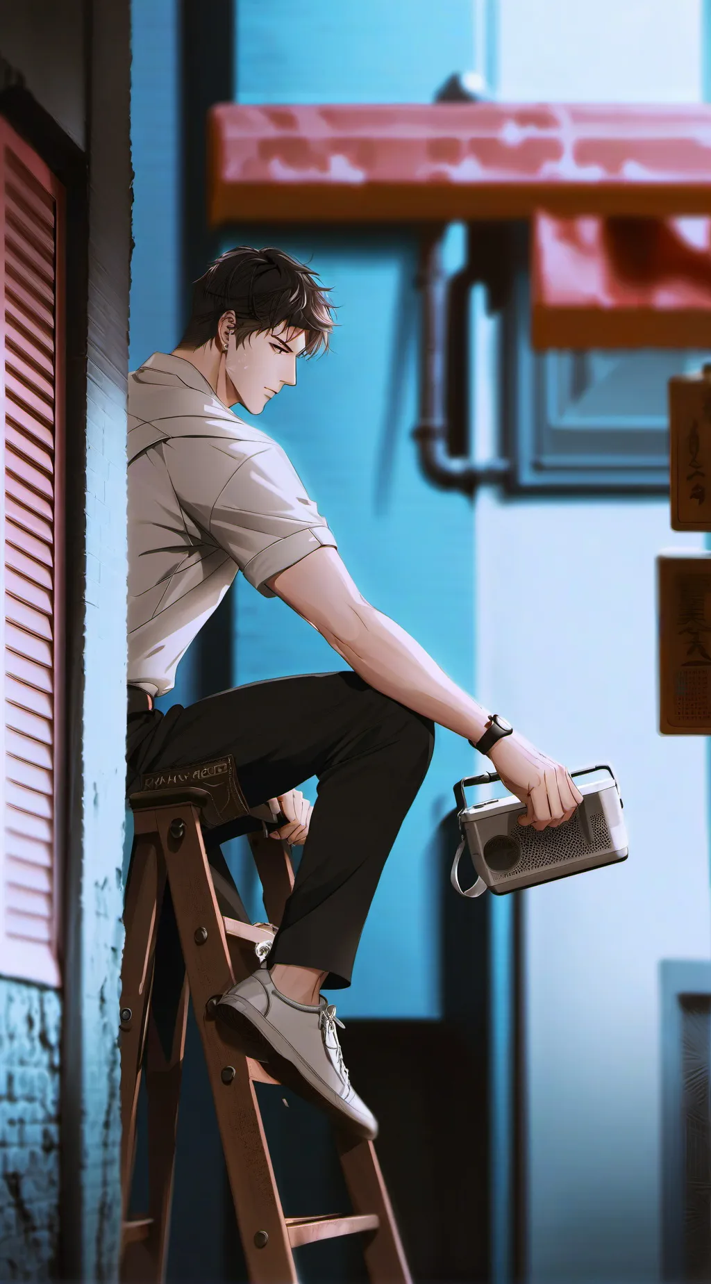 ai character: Ethan background
