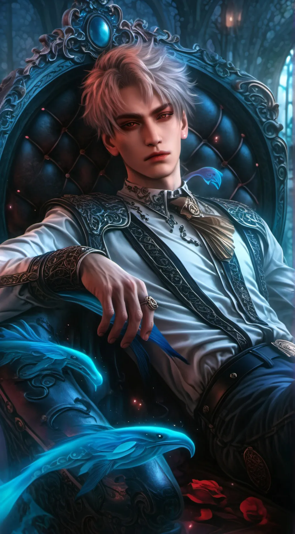 ai character: sylus  background
