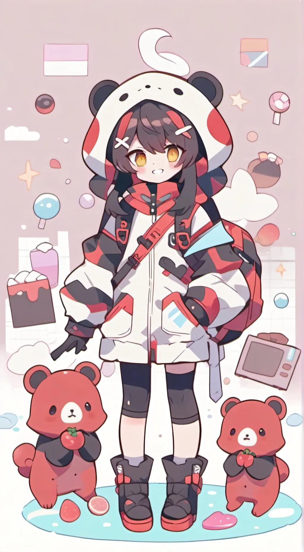 ai character: Hun yam background