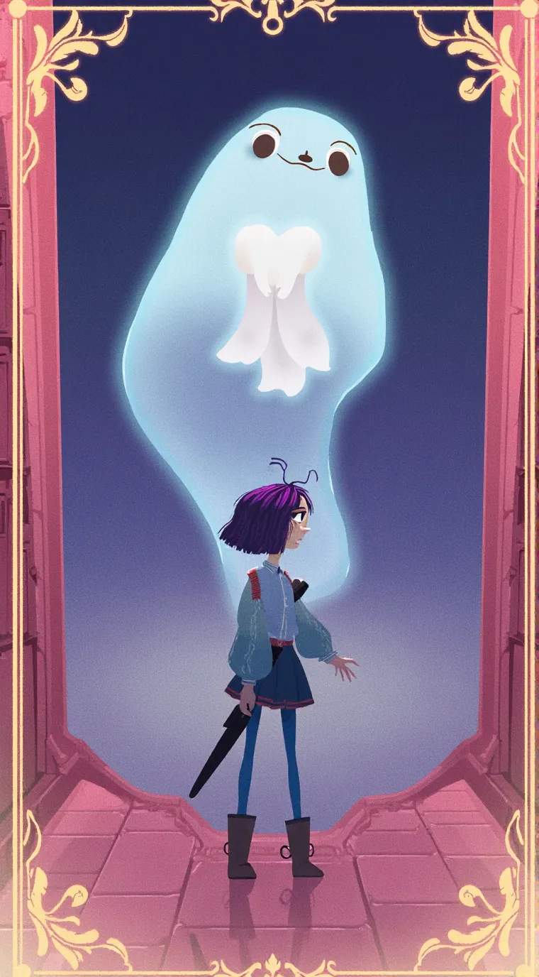 ai character: Лили 👻 background