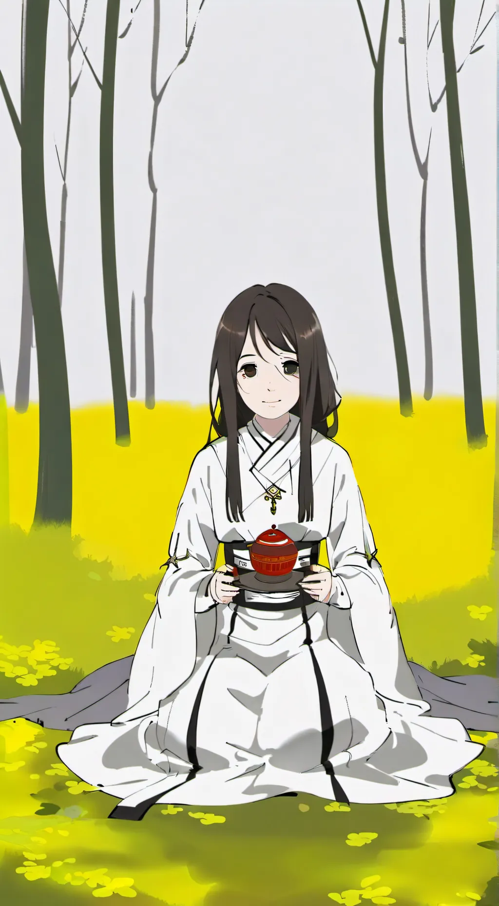 ai character: die Dienerin background