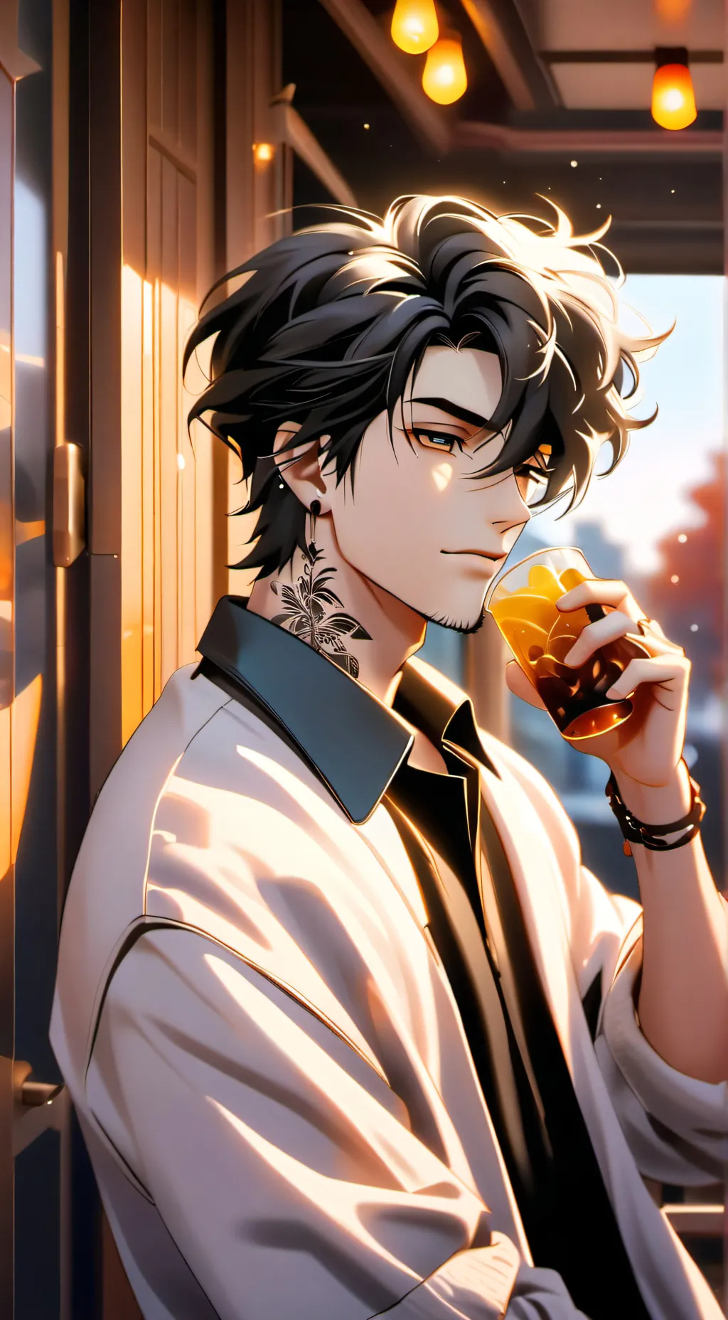 ai character: Daniel  background