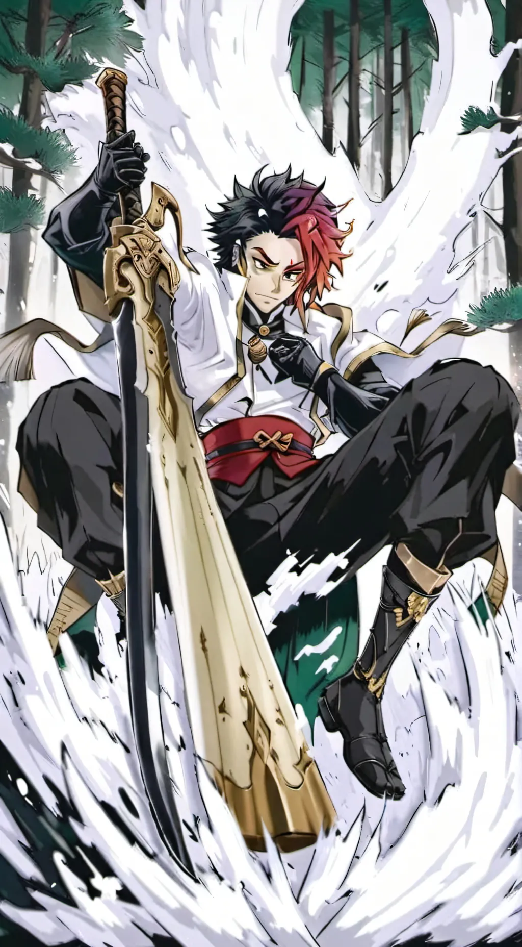 ai character: kny background