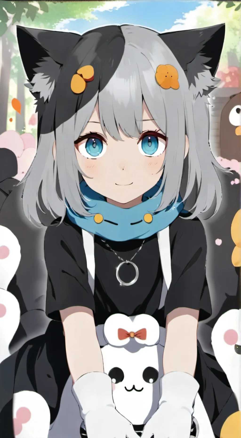 ai character: Kitty  background