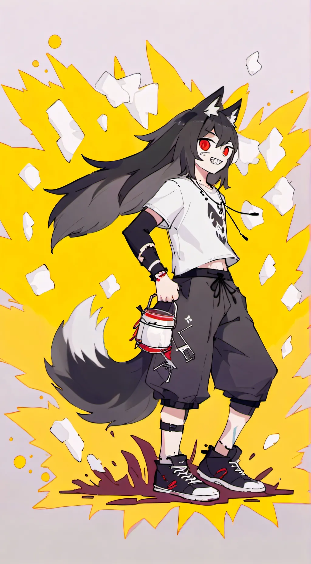 ai character: my gacha oc :3  background