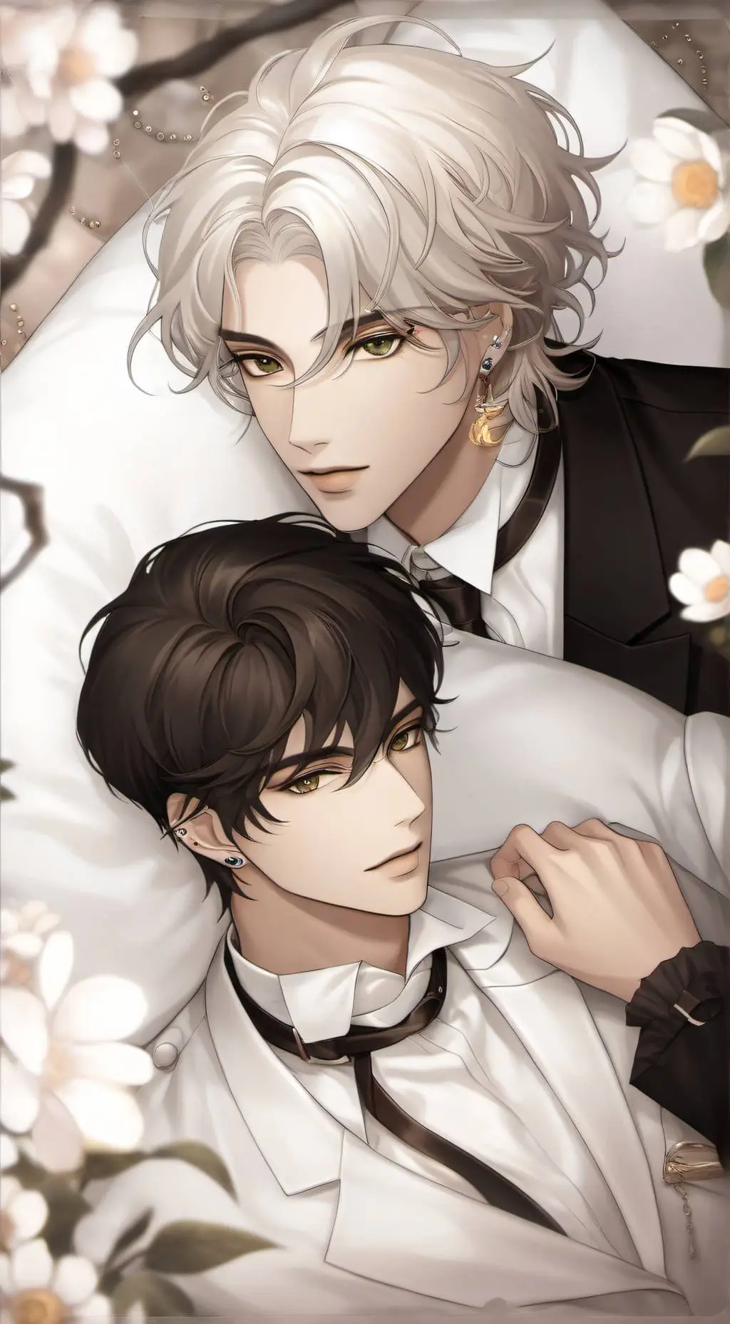 ai character: 🔥Stiven y Quenet🥂 background