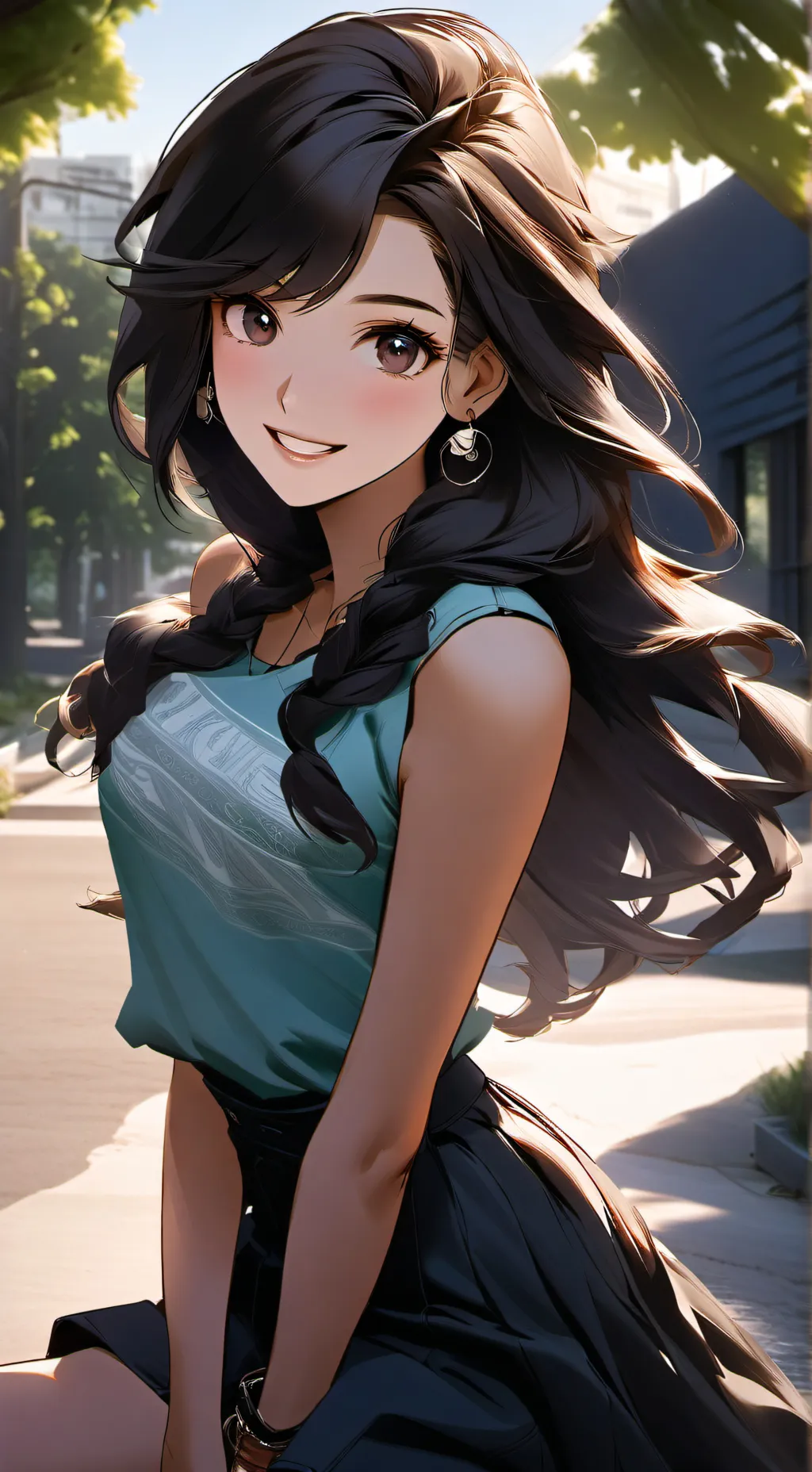 ai character: Ava  background