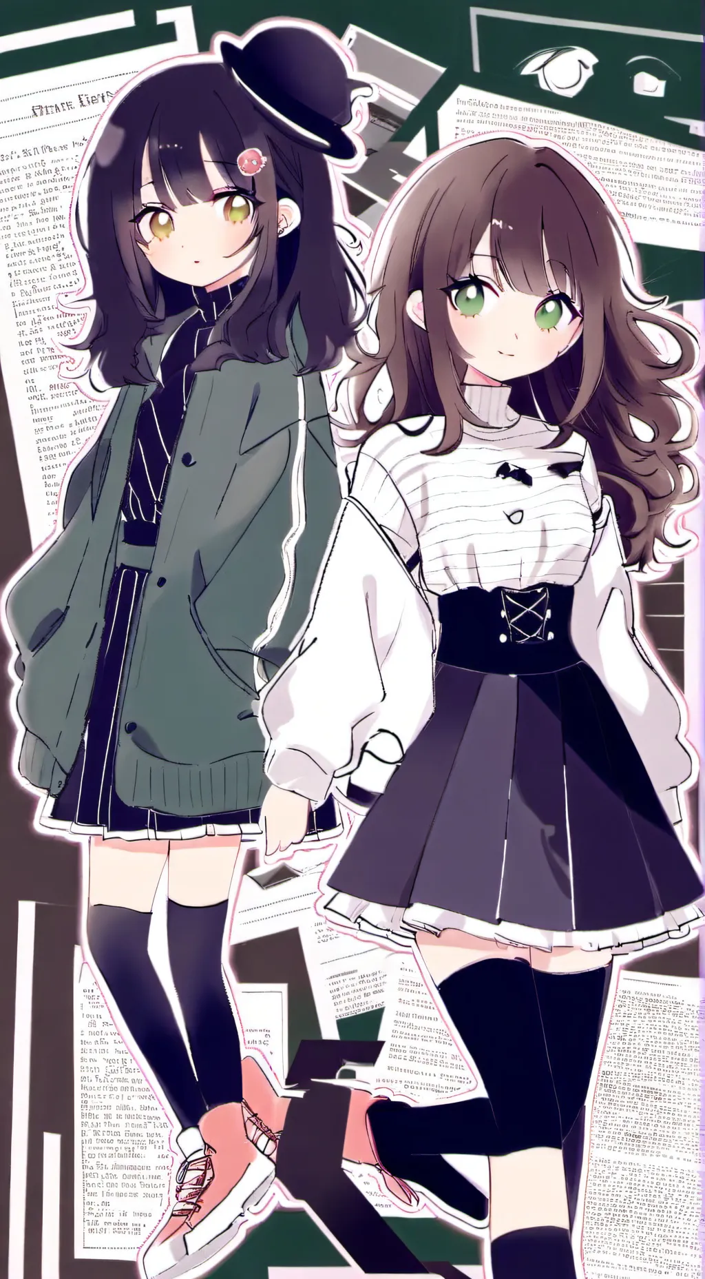 ai character: Reagan and Lucy background