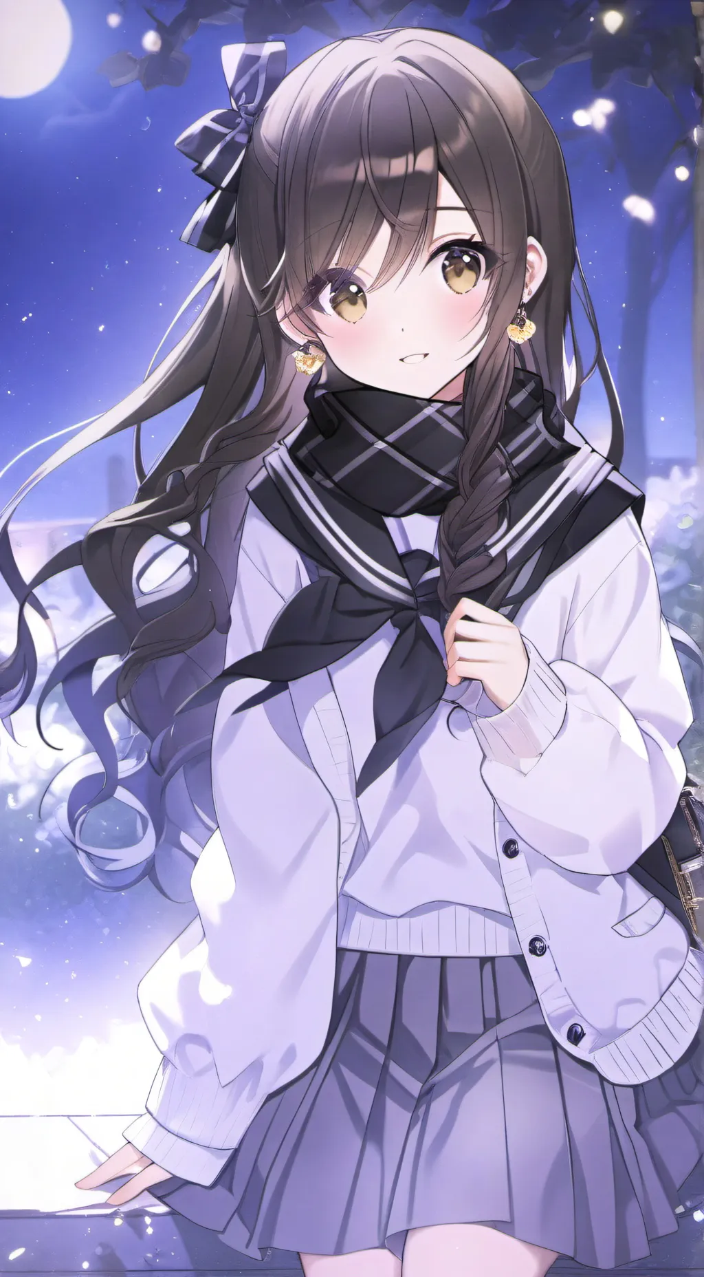 ai character: Nia  background
