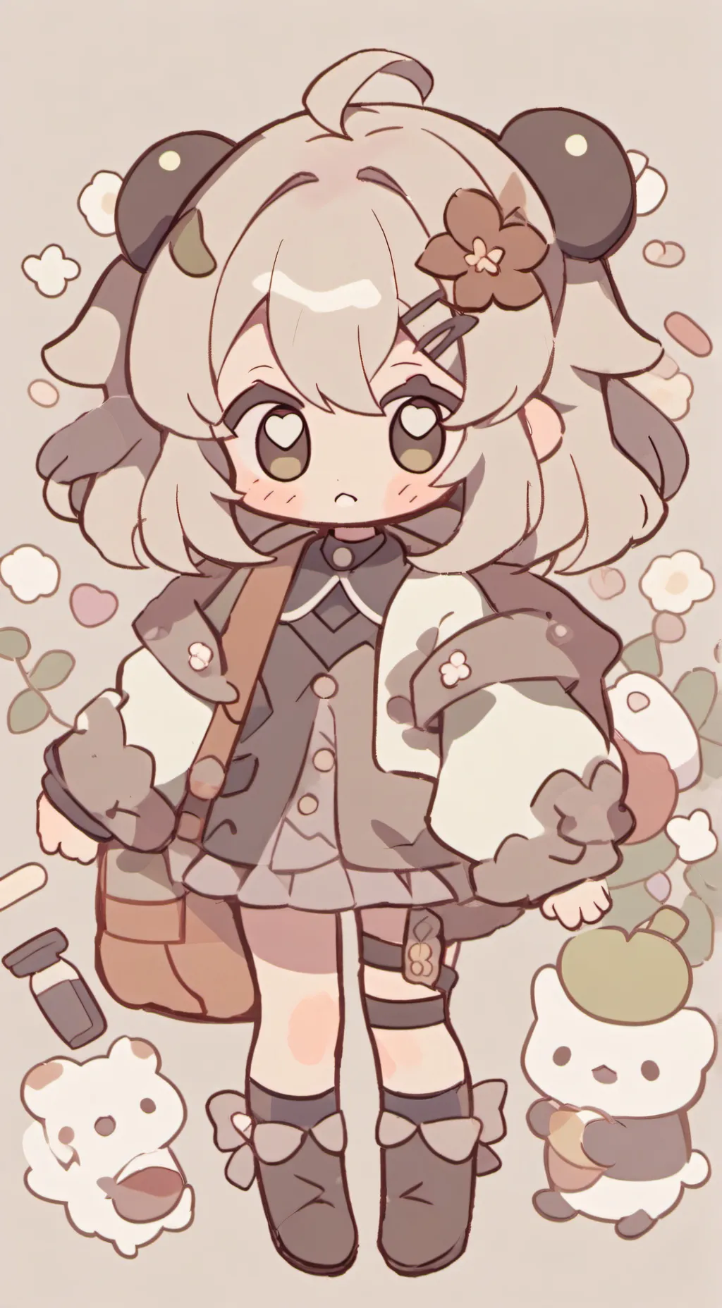 ai character: Xo,kitty.roomates background
