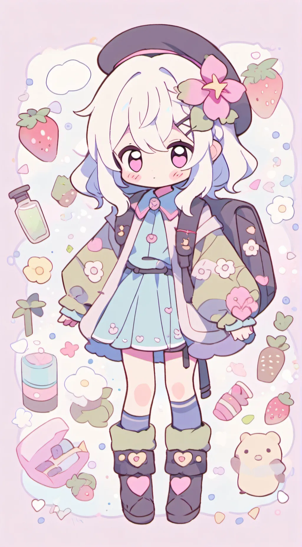 ai character: Muriel  background