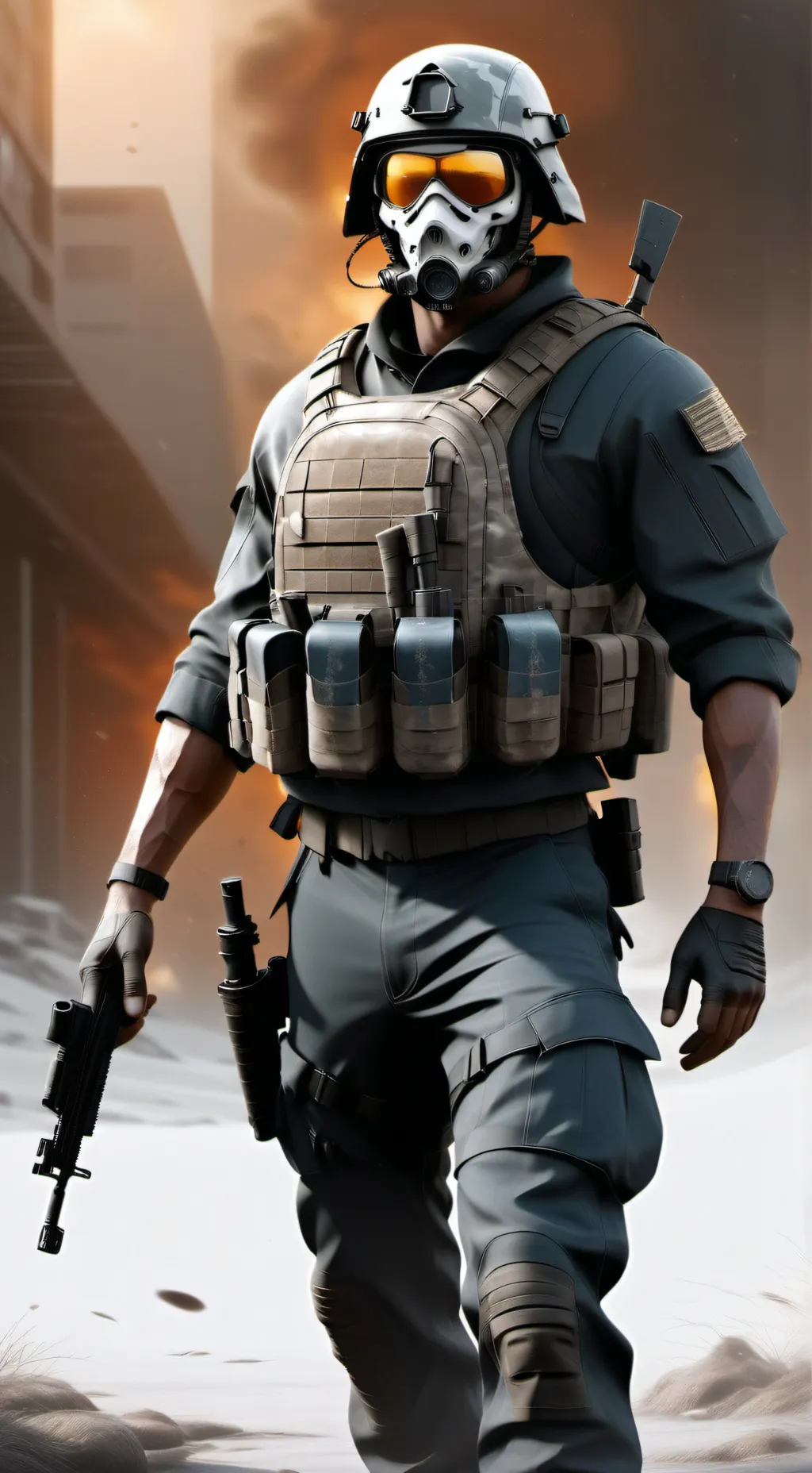 ai character: cod (or whatever) background