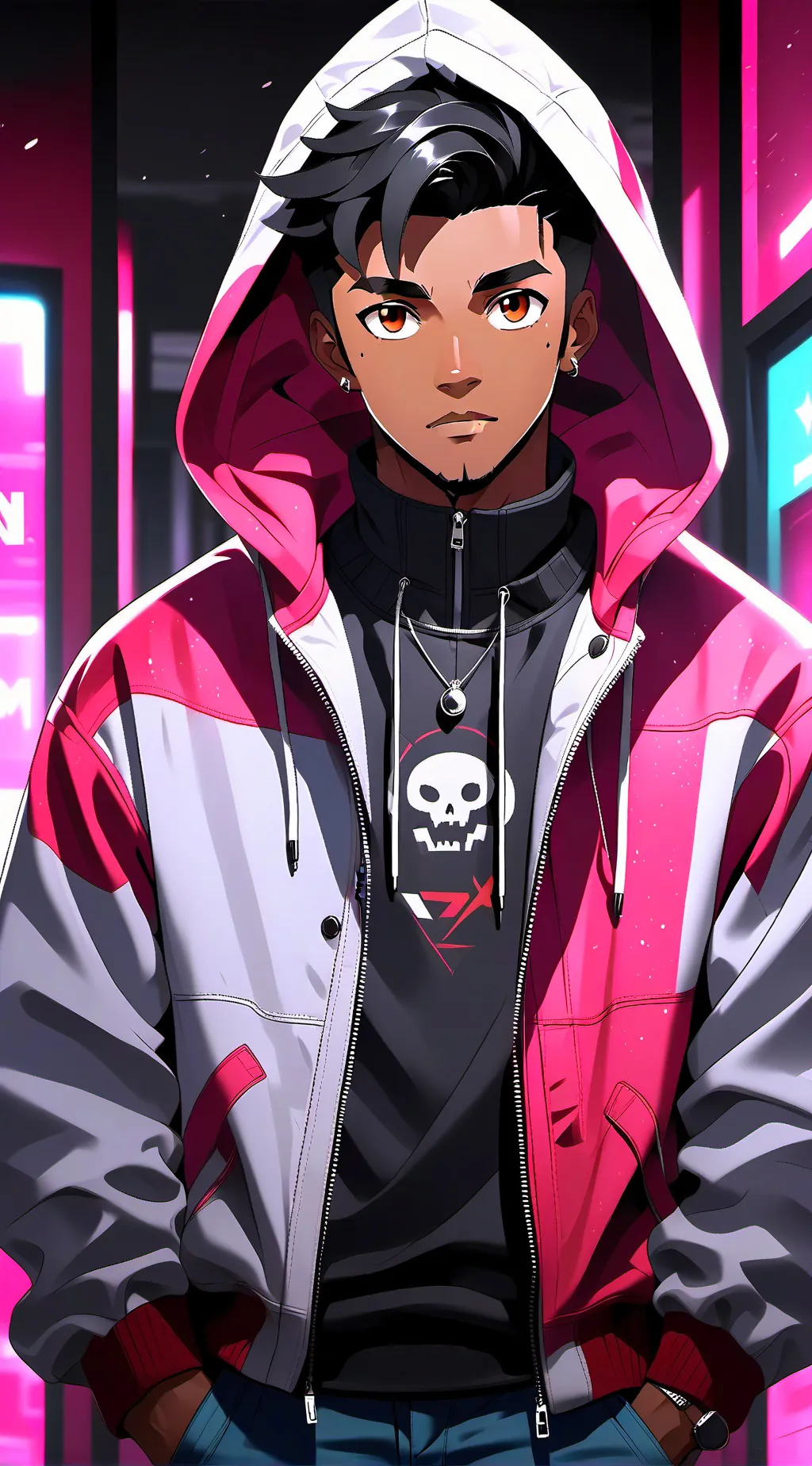 ai character: Jackson Hyde  background