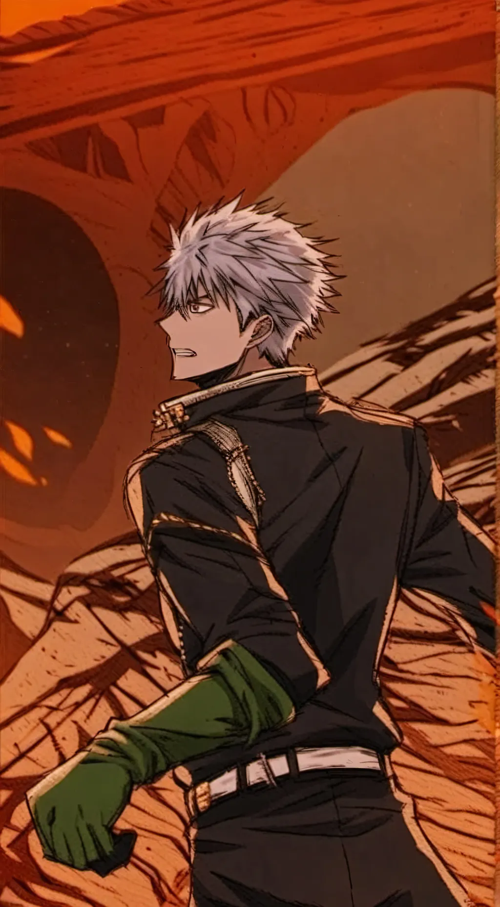 ai character: bakugo background