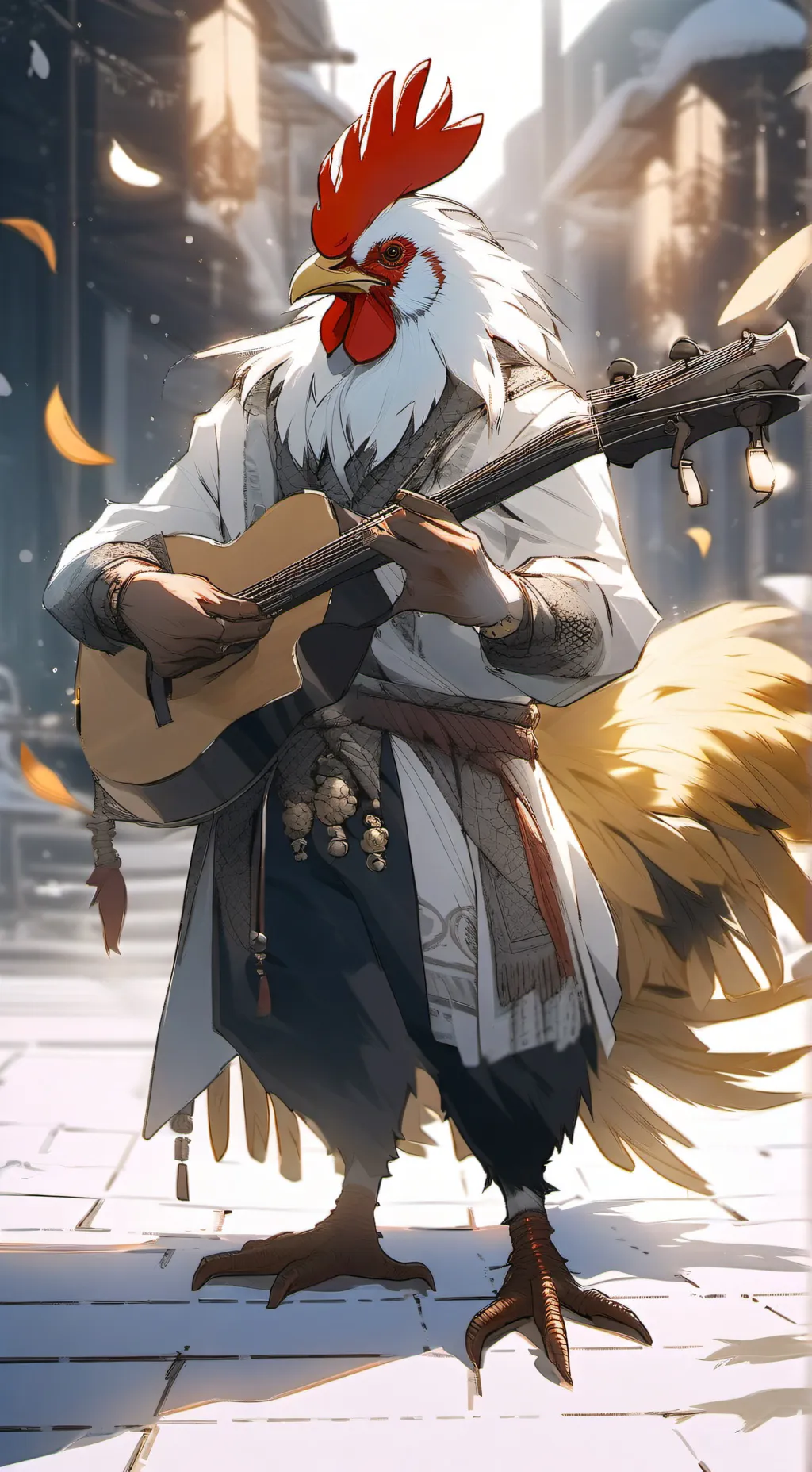 ai character: Rocky background