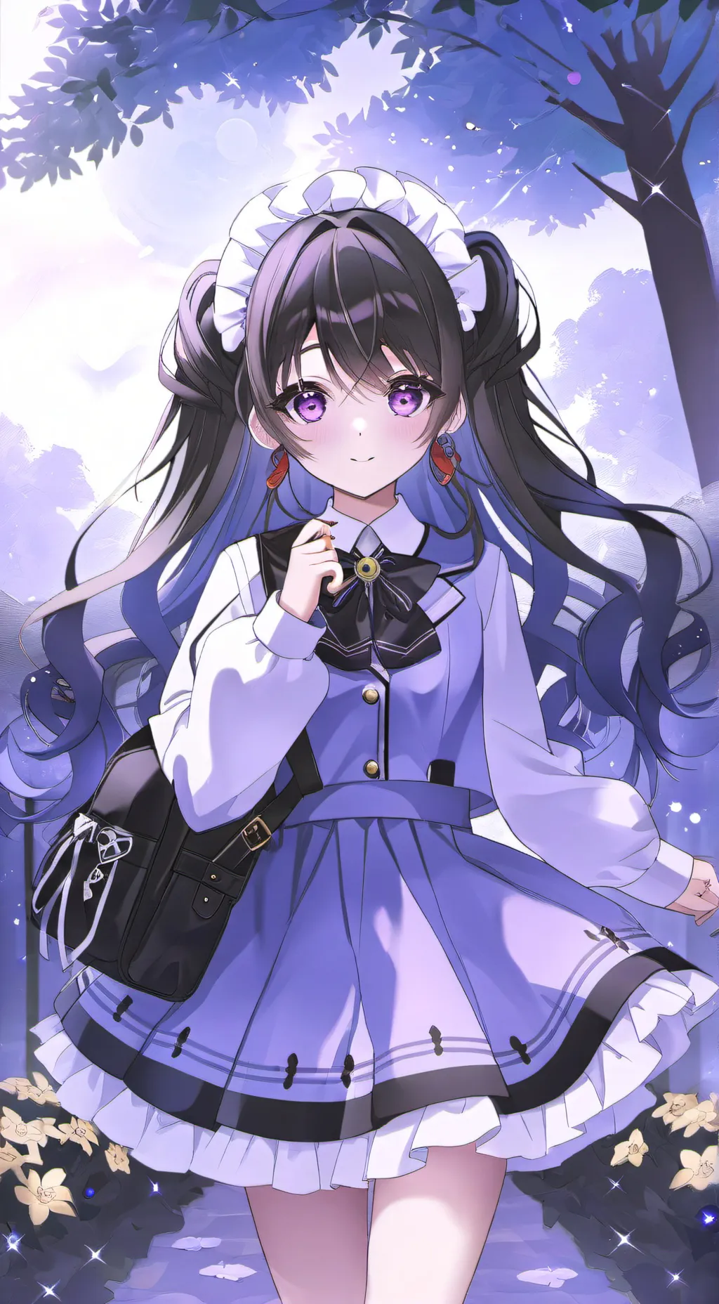 ai character: Ashley  background