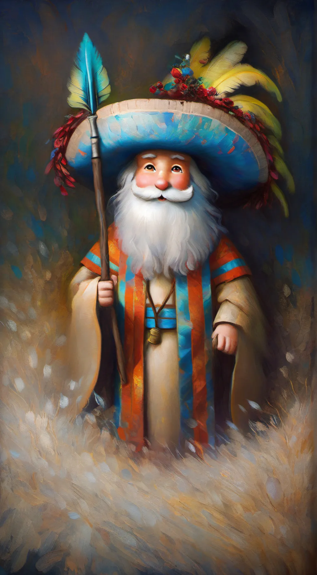 ai character: компик background