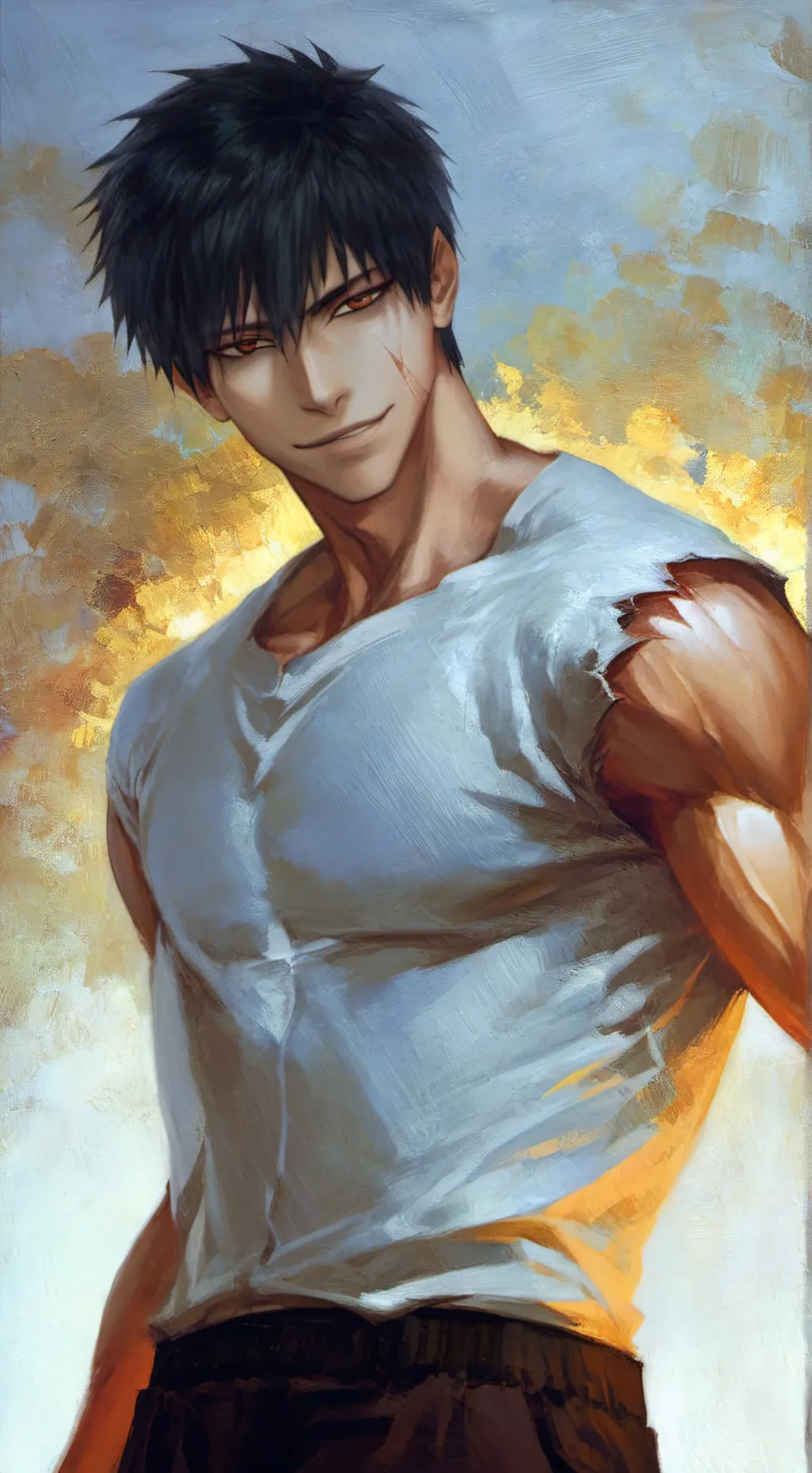 ai character: Toji Fushiguro  background