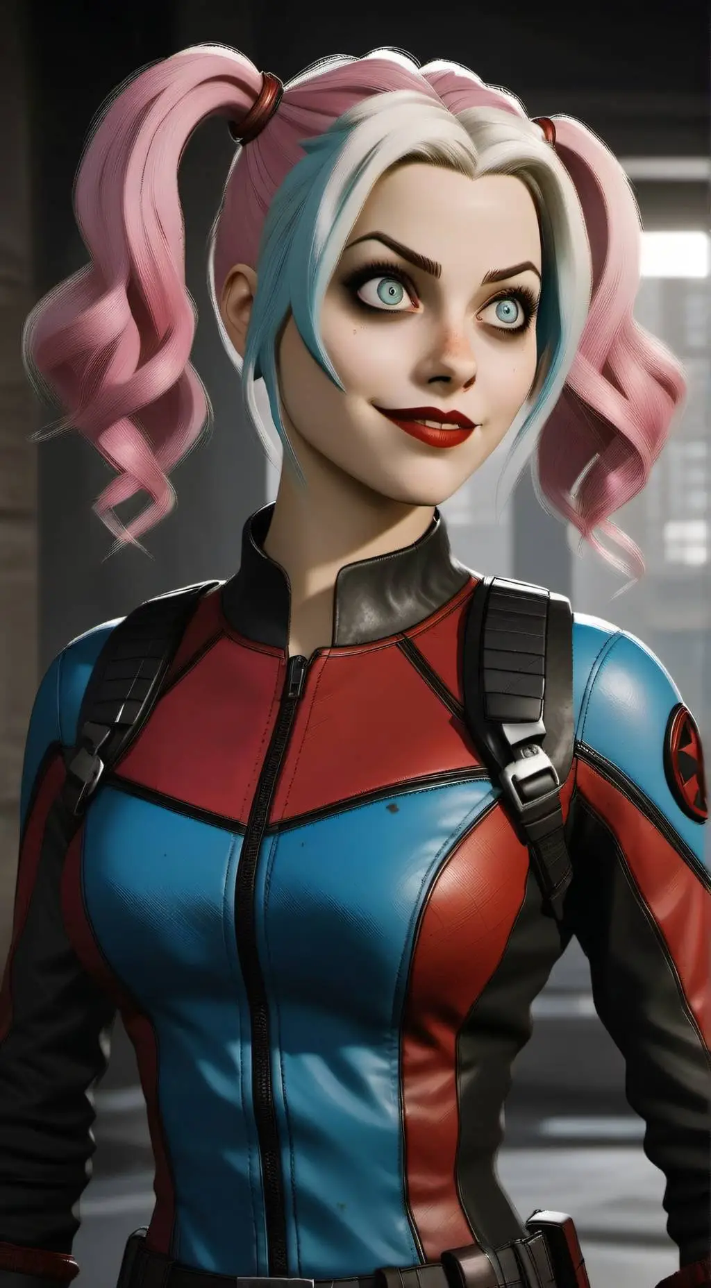 ai character: Harley Quinn background