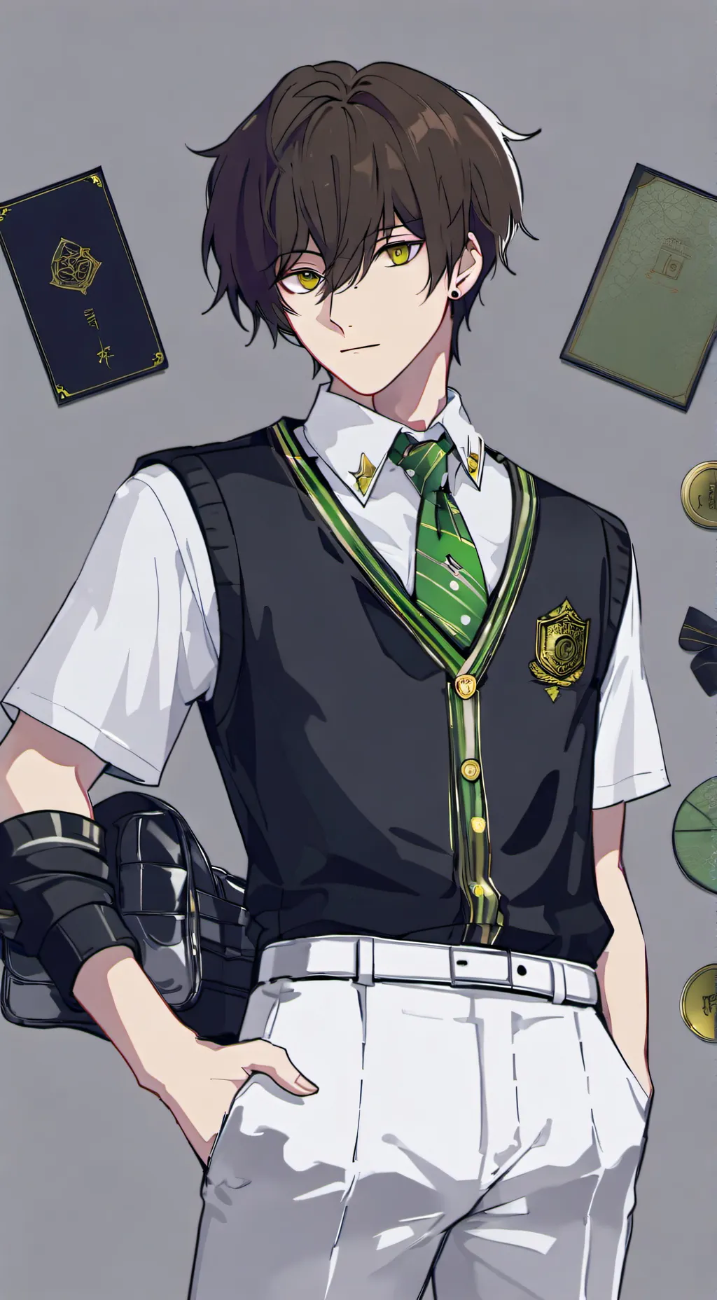 ai character: Richard  background