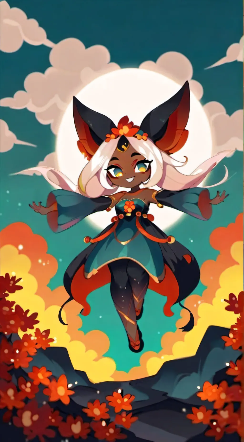 ai character: Marina Ida plush❤️ background