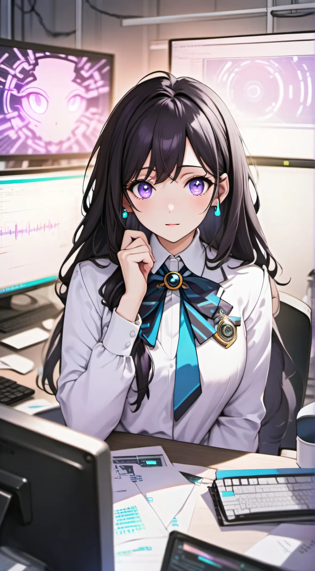 ai character: Rei background
